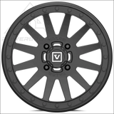 Valor Offroad V05 UTV Beadlock Wheel - Wheels