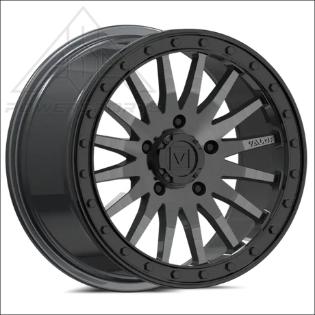 Valor Offroad V06 Beadlock 5-Lug - Brushed Gunmetal - Wheels