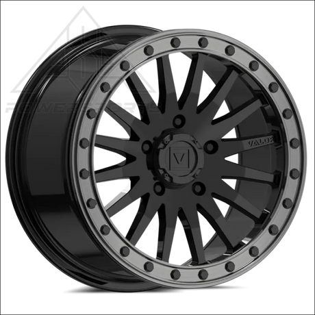 Valor Offroad V06 Beadlock 5-Lug – Gloss Black - Wheels
