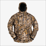 Waterproof 1/2 Zip Bog Hoodie | Mens - 7 Brown - Small - Outerwear