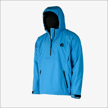Waterproof 1/2 Zip Bog Hoodie | Mens - Blue - Medium - Outerwear