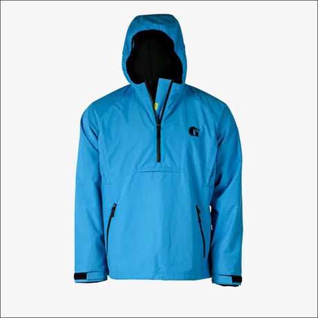 Waterproof 1/2 Zip Bog Hoodie | Mens - Blue - Small - Outerwear