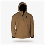 Waterproof 1/2 Zip Bog Hoodie | Mens - Dirt - Small - Outerwear