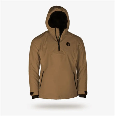 Waterproof 1/2 Zip Bog Hoodie | Mens - Dirt - Small - Outerwear