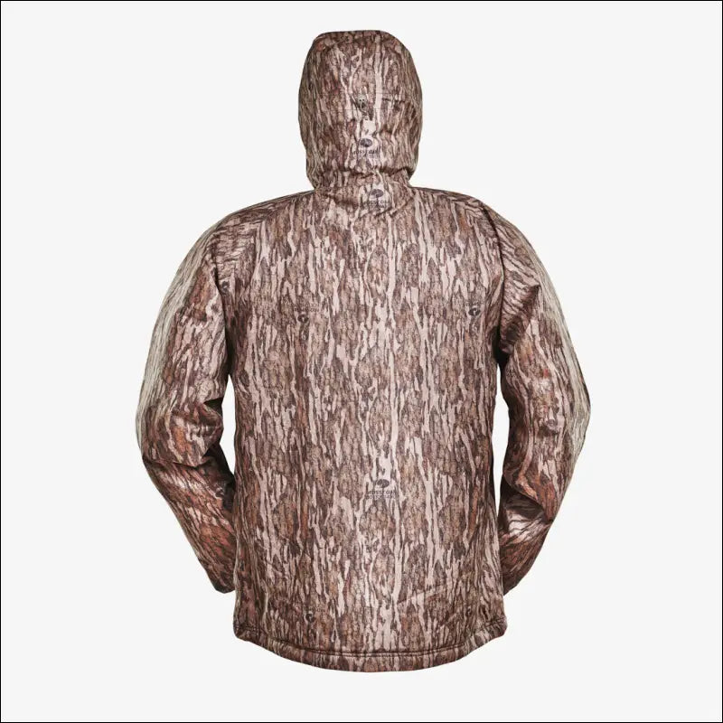 Waterproof 1/2 Zip Bog Hoodie | Mens - Mossy Oak Bottomland - Medium - Outerwear