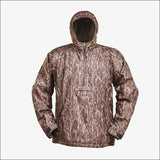 Waterproof 1/2 Zip Bog Hoodie | Mens - Mossy Oak Bottomland - Small - Outerwear