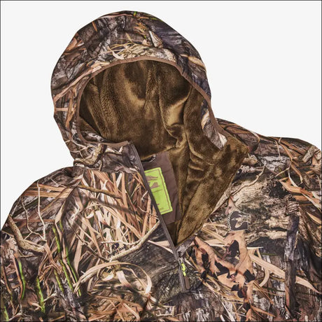 Waterproof 1/2 Zip Bog Hoodie | Mens - Mossy Oak Habitat - Large - Outerwear