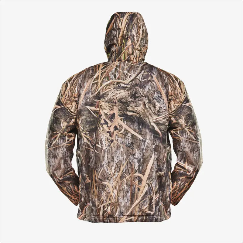 Waterproof 1/2 Zip Bog Hoodie | Mens - Mossy Oak Habitat - Medium - Outerwear
