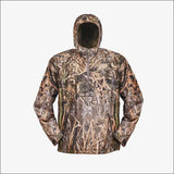 Waterproof 1/2 Zip Bog Hoodie | Mens - Mossy Oak Habitat - Small - Outerwear
