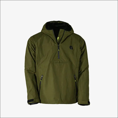Waterproof 1/2 Zip Bog Hoodie | Mens - Olive - Large - Outerwear