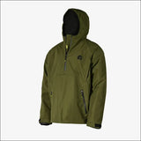 Waterproof 1/2 Zip Bog Hoodie | Mens - Olive - Medium - Outerwear