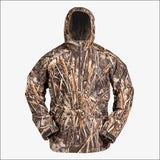 Waterproof 1/2 Zip Bog Hoodie | Mens - Realtree Max-7 - Small - Outerwear