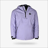 Waterproof 1/2 Zip Bog Hoodie | Womens - Lavender - Medium - Outerwear