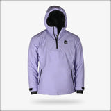 Waterproof 1/2 Zip Bog Hoodie | Womens - Lavender - Small - Outerwear