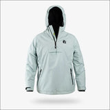 Waterproof 1/2 Zip Bog Hoodie | Womens - Sage - Small - Outerwear