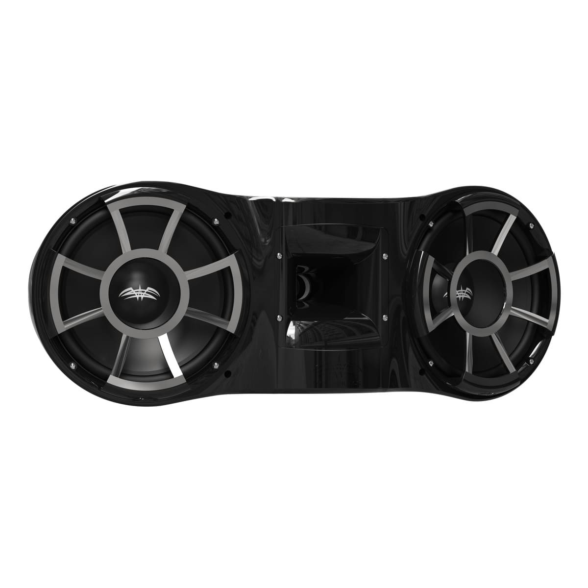 Wet Sounds Revolution Series Dual 10" Black Tower Speaker