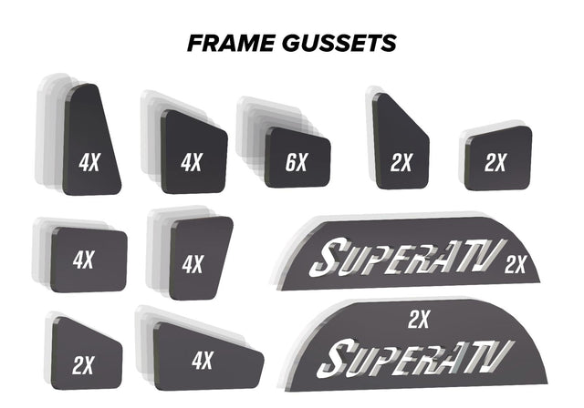 Can-Am Defender Weld-In Gusset Kit