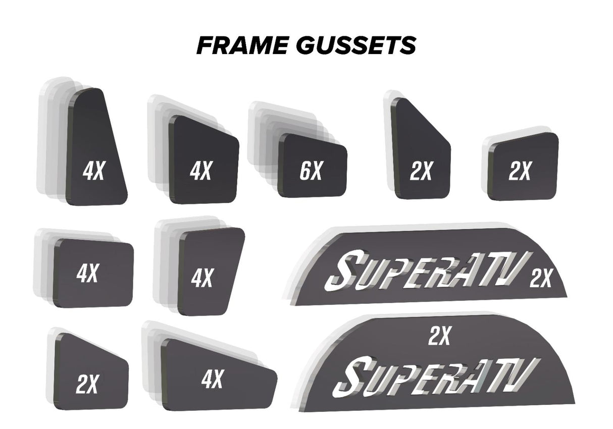 Can-Am Defender HD5 Weld-In Gusset Kit