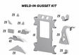 Polaris RZR XP 1000 Weld-In Gusset Kit
