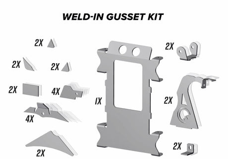 Polaris RZR XP 1000 Weld-In Gusset Kit