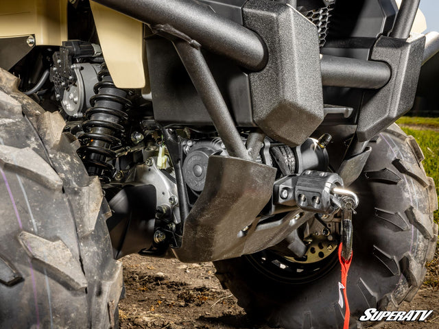 Yamaha Grizzly Winch Mounting Plate
