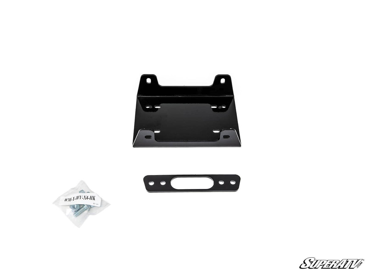 Yamaha Wolverine X2 1000 Winch Mounting Plate &amp; 3500 lb. Winch