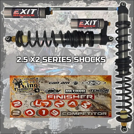ZBroz Can-Am Maverick X3 72’’ 2-SEAT EXIT Shocks 2.5 X2 Series (2017-2023)