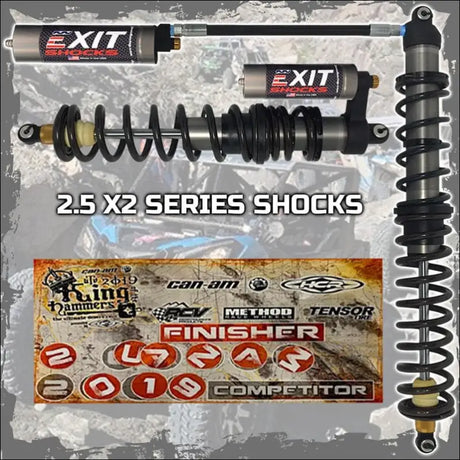 Zbroz Polaris RZR Turbo S/Turbo S 4 EXIT Shocks 2.5 X2 Series - 2 Seat