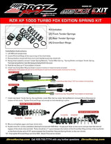 Zbroz Polaris RZR XP 1000/XP4 1000 Tender Spring Kit - spring