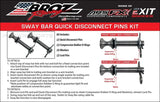 Zbroz RZR XP 1000 / XP4 / RS1 Sway Bar Quick Disconnect Pull Pins